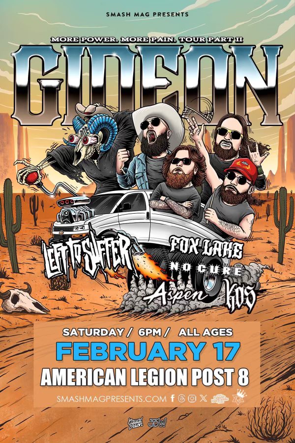 We’ve been quiet but that doesn’t mean we haven’t been busy.

Next show is February 17th