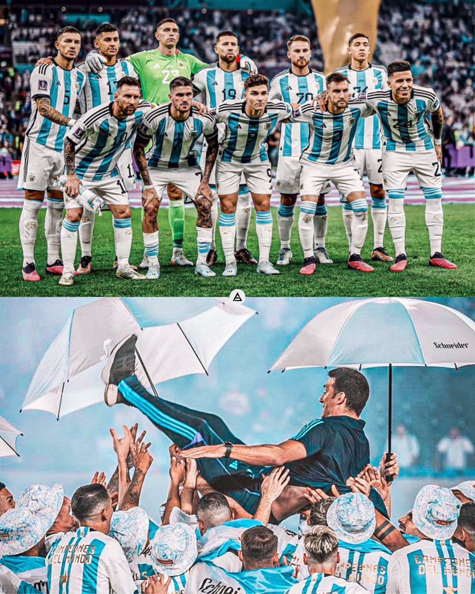 🤯🇦🇷 La Selección Argentina de Scaloni:

🏆 Campeón del Mundo.
🏆 Campeón de América.
🏆 Campeón Intercontinental.
🥇 1º en Ranking FIFA.
⛔️ SOLO DOS DERROTAS en últ. 53 partidos.
🥇 ÚNICO LÍDER en Eliminatorias.
⛔️ SOLO DOS GOLES RECIBIDOS en 2023.
🌟 Más jugadores NOMINADOS al