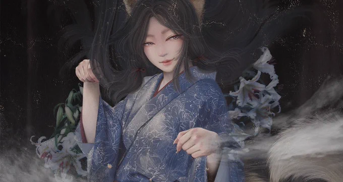 #好きな妖怪を言ってTLを妖怪辞典にする 妖狐。
