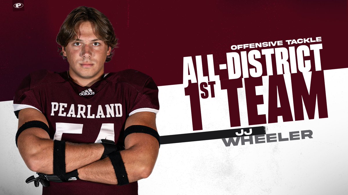 All-District 1st Team

JJ Wheeler - Offensive Tackle

#BleedMaroon
