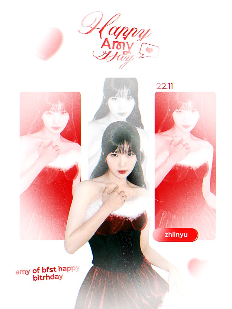 acervobfst's tweet photo. É DIA DELA!!! 🎉🎉🥳 Parabéns a nossa querida diva rookie Amy (@zhiinyu) do BAFOROU SENTOU! FELICIDADES 🎁🍾🎊🎊🎈

#AMYDAY https://t.co/W6DpPGGANL