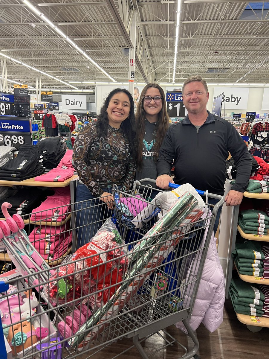 Our Skills members proudly raised $810.00 to provide Christmas for 6 angels from The Salvation Army Angel Tree! Today officers, members, and advisers were excited to pick out gifts for their angels! Thank you Skills members for giving back.