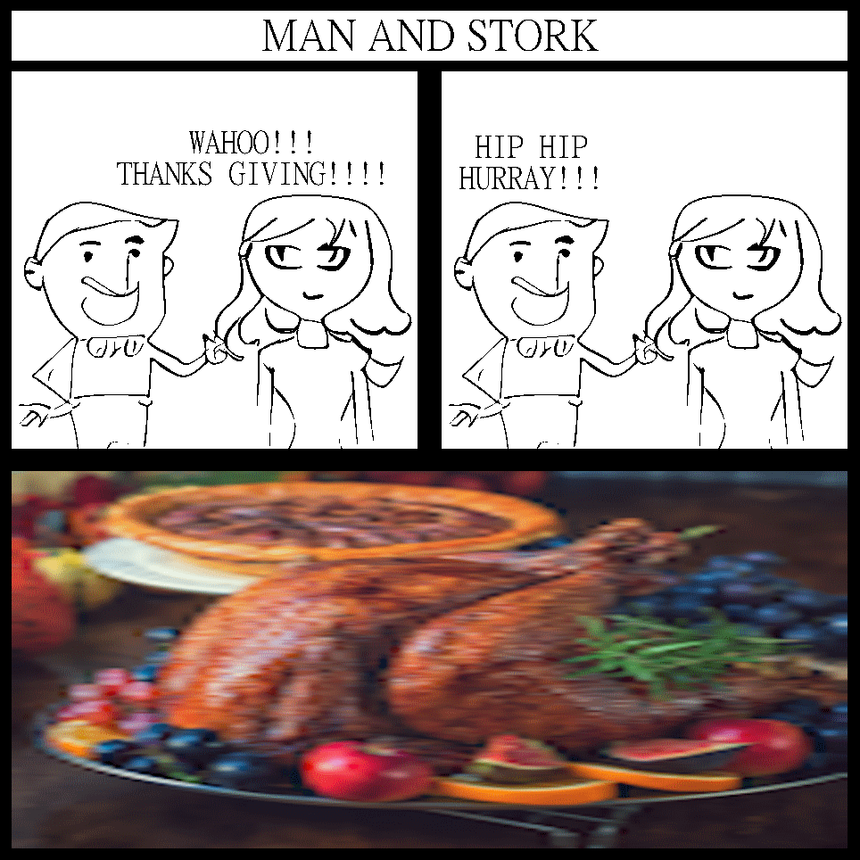 manandstork's tweet photo. issue 516 - well here it is, another Thanks Giving #comic #comedies #comiccomidies #hammers #NewYear https://t.co/G6Xpe9J9Nr