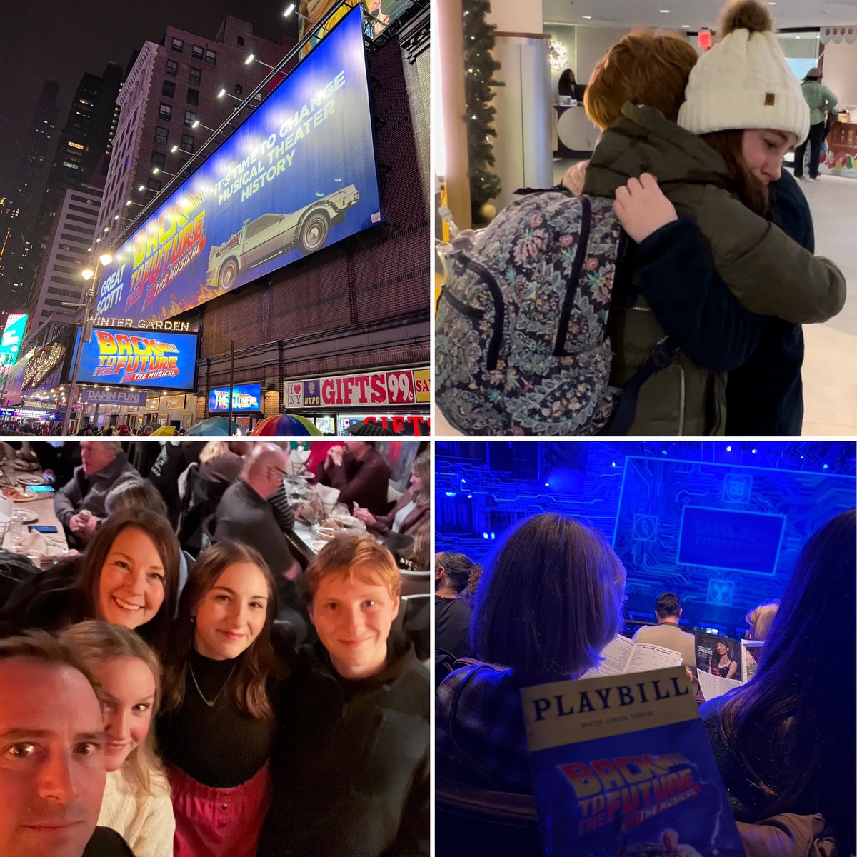 vincevitrano's tweet image. Reunited with @EllaVitrano and a #broadwayshow . @BTTFBway was ridiculous good. Saw @VitranoOlivia before @GreendaleBands heads to @Macys for rehearsal in front of @nbc team. Wet tonight but weather looking good for #macysthanksgivingdayparade