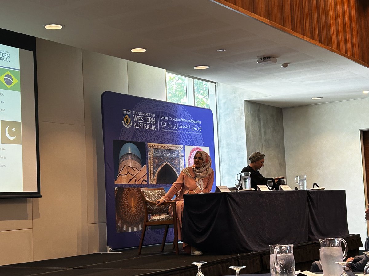 Session on Gender issues chaired by ⁦<a href="/deryainer/">Derya Iner</a>⁩ ⁦<a href="/aaimsau/">AAIMS</a>⁩ ⁦<a href="/CMSS_UWA/">Centre for Muslim States and Societies</a>⁩ ⁦<a href="/uwanews/">UWA</a>⁩ ⁦<a href="/CISAC_CSU/">Centre for Islamic Studies and Civilisation, CSU</a>⁩ ⁦⁦<a href="/FlaviaZimm/">Flavia Zimmermann</a>⁩