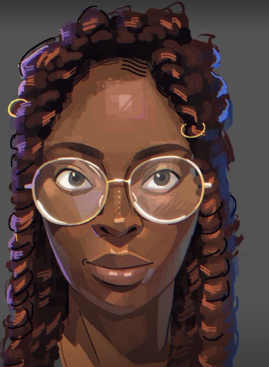 「Artists, show me how you stylize black h」|Nessa Tweneboah☀️のイラスト