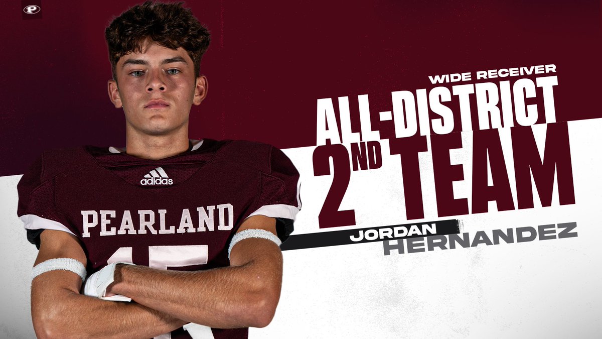 All-District 2nd Team

Jordan Hernandez - Wide Receiver

#BleedMaroon