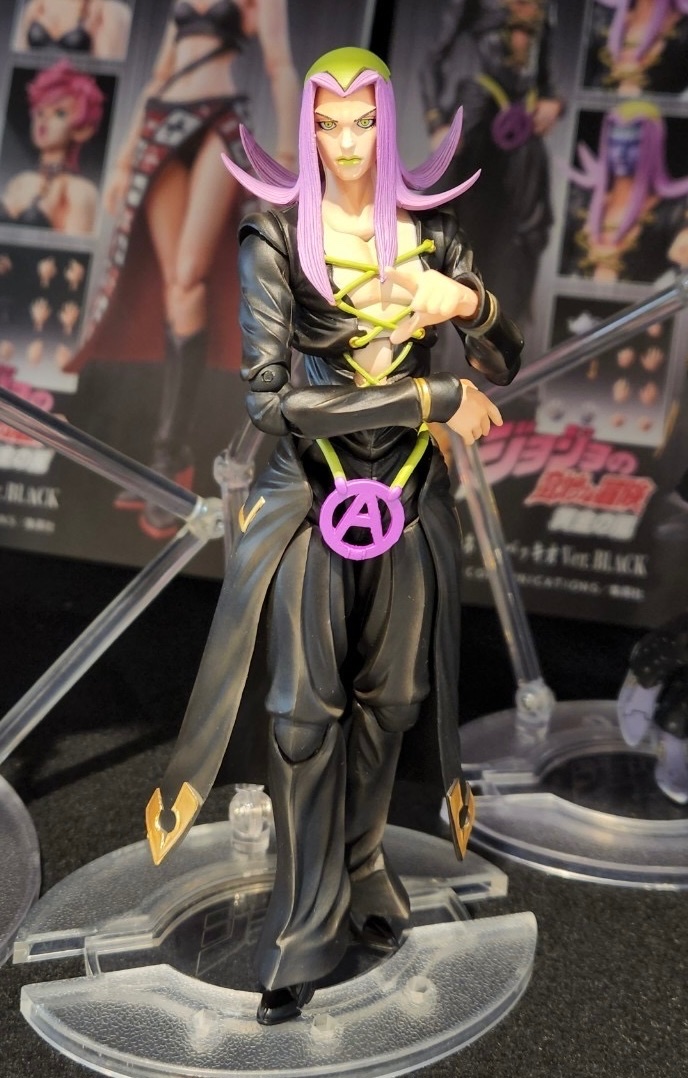 BLACK Ver.初展示ッ!!】 『ジョジョの奇妙な冒険 第5部』 超像可動