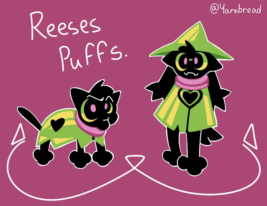 YarnBread's tweet photo. RALSEI BUT HES ONE OF THOSE WEIRD BLACK CAT THINGS
( I am sleep deprived ) 
WOW ( clap now ) #ralsei #cat https://t.co/0mBqPDhndV