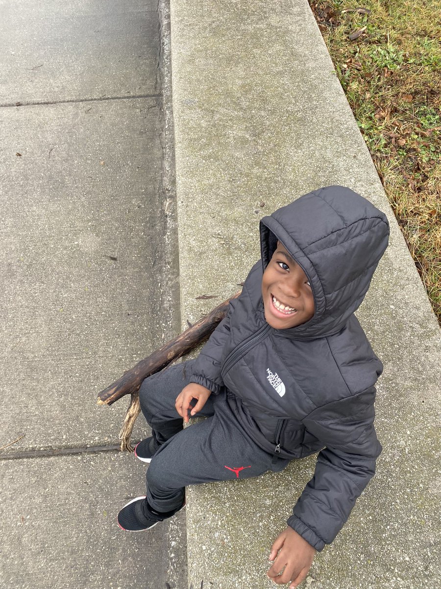 MimiMomma1's tweet photo. My son and his stick… he in his moment!😂😆😆 https://t.co/Yc64FayWxN