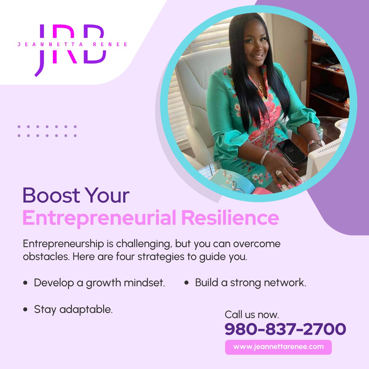 Entrepreneurship, like any journey in life, comes with its own challenges. Learn how to overcome them and thrive as you foster your career. Keep on taking the next step towards success!

#EntrepreneurialResilience #MintHillNC #BusinessCoachingServices #DevelopmentStrategist