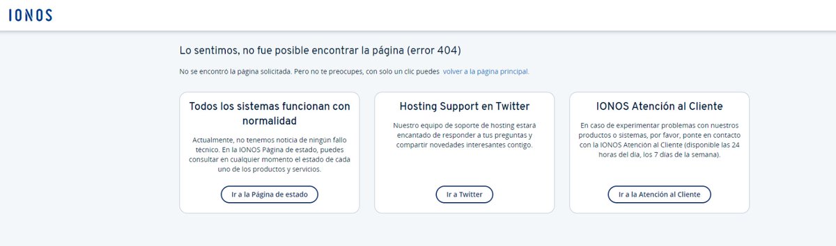 salvad0rml's tweet photo. @ionos_mx No estoy pudiendo entrar a la consola de administración de mis servidores dedicados. Marca un error 404. https://t.co/IfOpo1hi41
