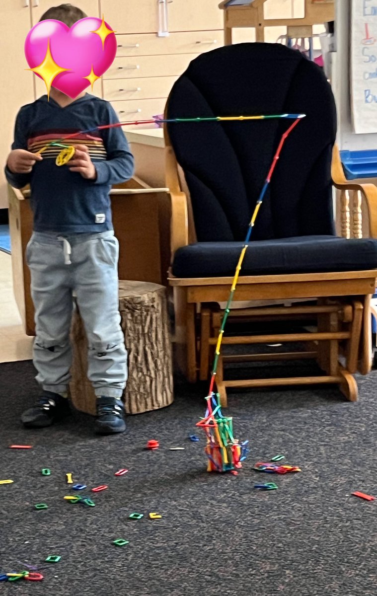 TKoppaithara's tweet photo. This K1 student created a fishing rod with a bubble wand attached.
Student: “Do you like the fishing rod I made? You can blow bubbles with the bubble wand. When you’re bored you can blow bubbles!”
#Kindergarten #ProblemSolvingandInnovating https://t.co/64sNNOOnlL