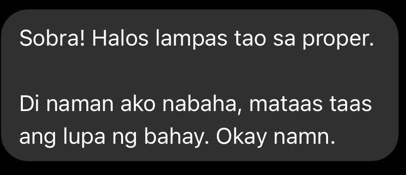 onyourm_ulti's tweet photo. Real to huhu kinamusta ko friend kong nasa Catarman, buti di sa kanila abot pero totoo ngang grabe yung baha sa Samar ngayon 😭😭 #NorthernSamarNeedsHelp https://t.co/V1VXBCpACs