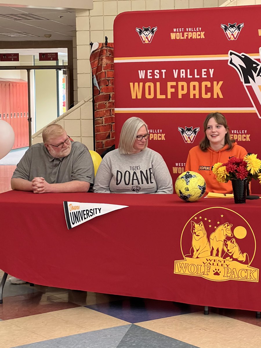 Proud of this girl and all her hard work in the classroom and on the soccer field. Signed her letter of intent to Doane University to play soccer. <a href="/DoaneWSoccer/">Doane Women's Soccer</a> #proudDad#go tigers