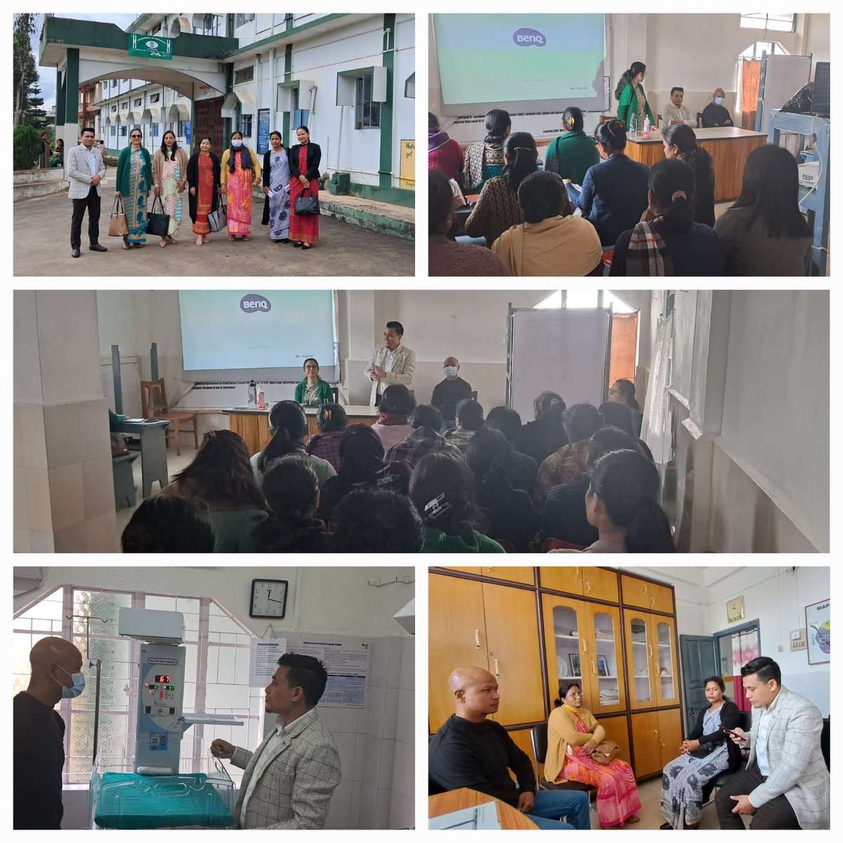 meghalayahealth's tweet photo. District Mentoring Team visited Laskein CHC, #WestJaintiaHills on the last day of National Newborn Week, 2023.
The team visited health facilities to ensure all the health programmes and activities are implemented and reach the health beneficiaries
#NewBornWeek #ChildHealthMatters https://t.co/8lQzA2uiDz