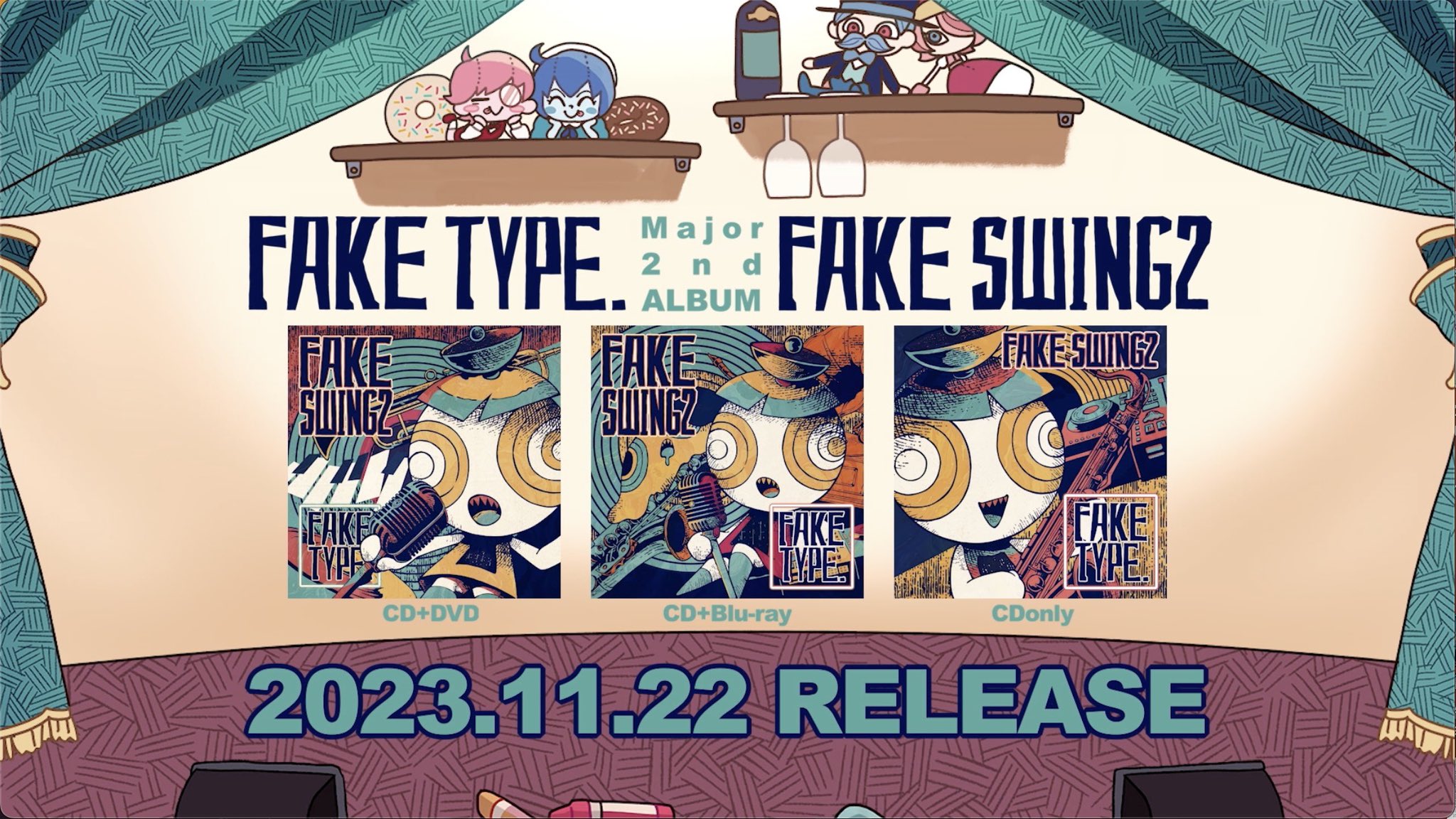 FAKE SWING2完全生産限定盤2枚組Blu-ray付FAKETYPE.