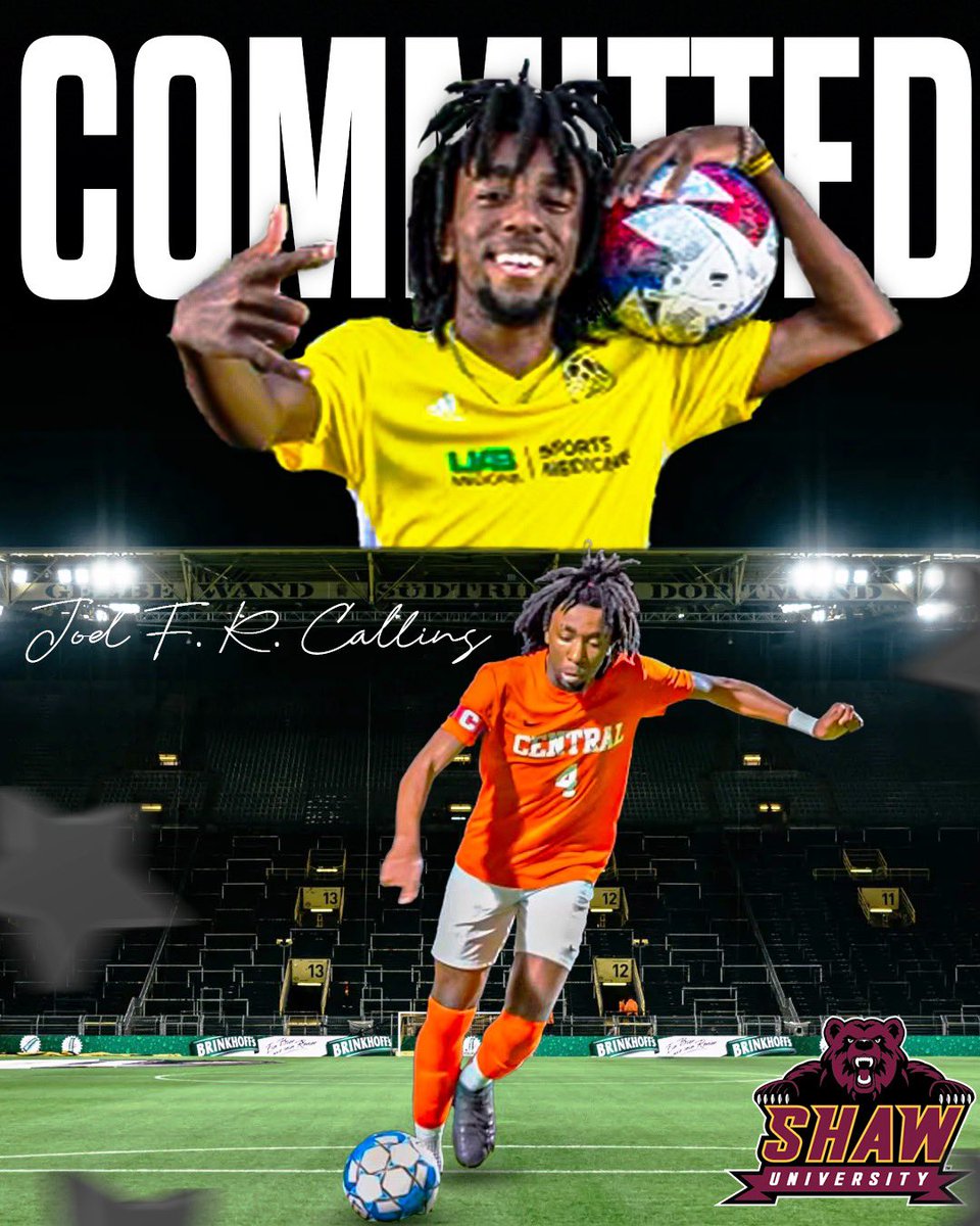 Very blessed to announce that I will be continuing my soccer and academic career at @ShawUniversity, thank you to everyone. @Shawbears @Shawmenssoccer @CHSMaconATH @hoovervestavia @NcsaSoccer @SoccerMomInt #Whateverittakes #ShawU #mambamentality #GodIsGreat #nextlevel  #soccer