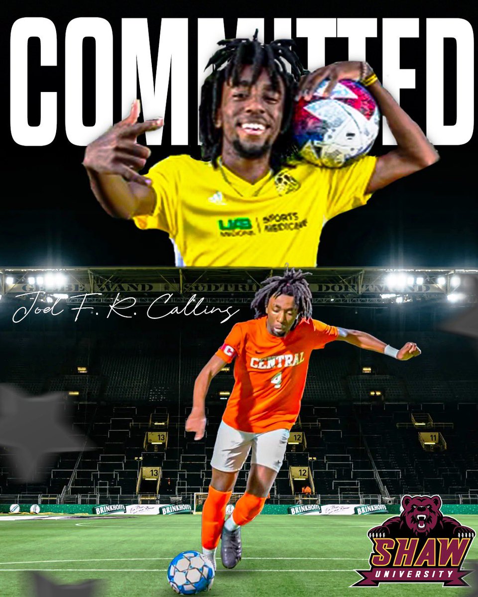 CallinsJr's tweet image. Very blessed to announce that I will be continuing my soccer and academic career at @ShawUniversity, thank you to everyone. @Shawbears @Shawmenssoccer @CHSMaconATH @hoovervestavia @NcsaSoccer @SoccerMomInt #Whateverittakes #ShawU #mambamentality #GodIsGreat #nextlevel  #soccer