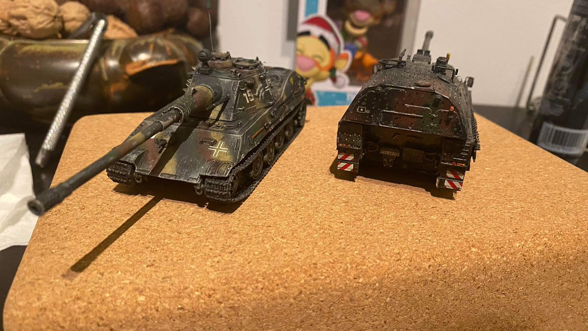 Two of my 1/72 panzers! #scalemodels #revell #cploverby #72ndscale