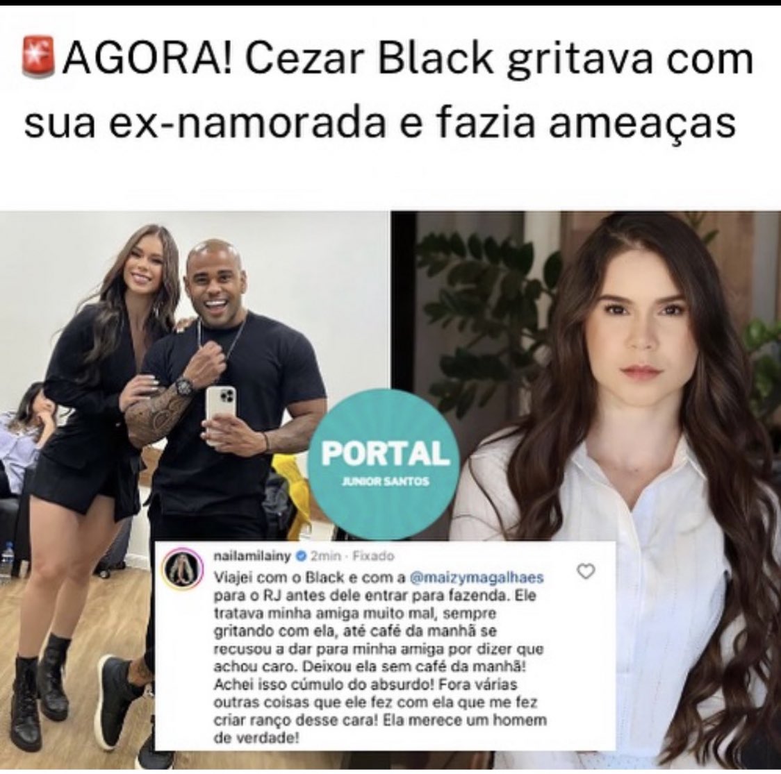 OficialDeborahA's tweet photo. Olha que coisa 👀
Ele que falou que é justo sim
Trazer coisas de fora …
Eita lasqueira Cézar 🚨 https://t.co/fPZBzJAEkq