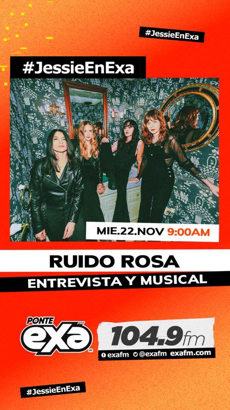 ruidorosaa's tweet photo. Mañana con @jessiecervantes por @exatv 9am 🤘🏼 https://t.co/JMMsJS7MQC