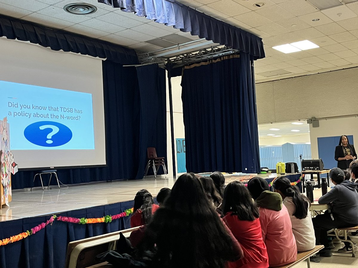 A big thank u to <a href="/equitycamille/">Camille Lloyd</a> who lead a session on unpacking the history of N word and other racial slurs while exploring the #HumanRightsCode. #GreatLearning #CourageousConversations #DispellingMisinformation <a href="/tdsb/">Toronto District School Board</a> <a href="/LC3_TDSB/">TDSB LC3</a> <a href="/JS_tdsb/">JSpence</a>