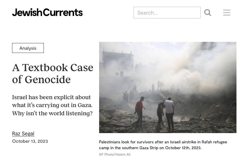 wait...Melissa Barrera was fired from the Scream sequel for...

sharing this Jewish Currents article written by Raz Segal?! he's a respected Israeli historian! a professor in Holocaust &amp; genocide studies. if he's saying this, how is this a distortion x.com/Variety/status…