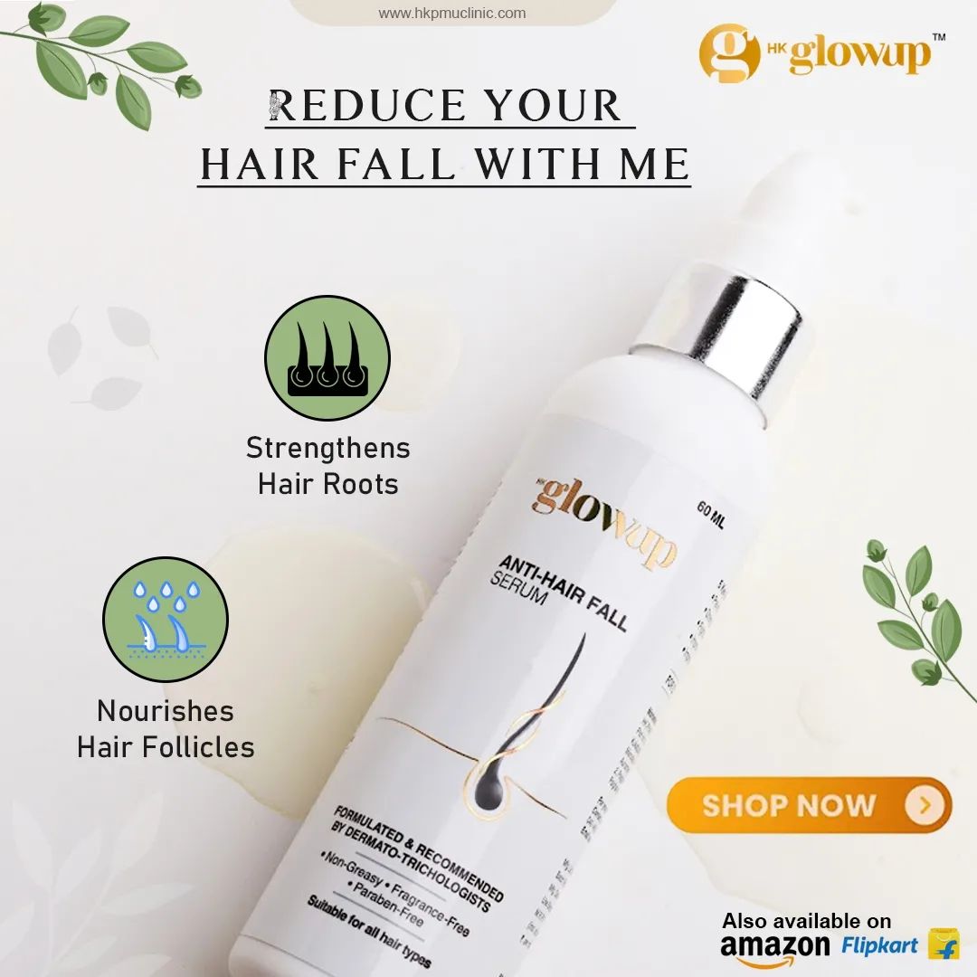 Tired of your hair worries?😌

Use HK Glowup Anti-hair fall serum, and your hair will grow stronger and healthier. Order Now (link in comments) 

#serum #haircare #antihairfall #Growth #hkglowup