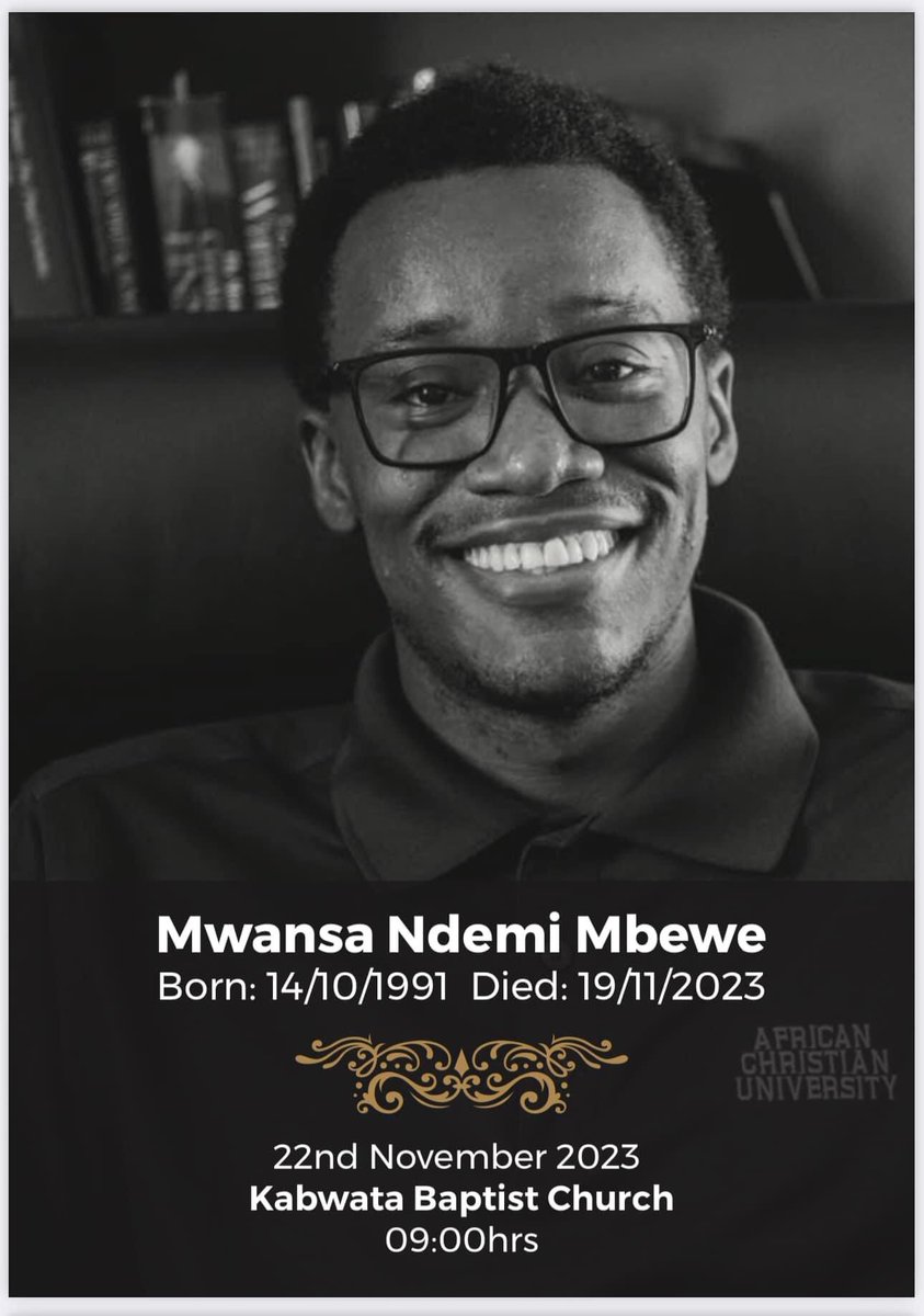 Ndemi boy,  a sharp mind, a silly sense of humour, a serious Christian, a stubborn resolve, a sensible man, a simple and short life, a straightforward talker, Sonile's husband, the Lord's servant, and now his faith has become sight. Surprised and shocked us in life and death!