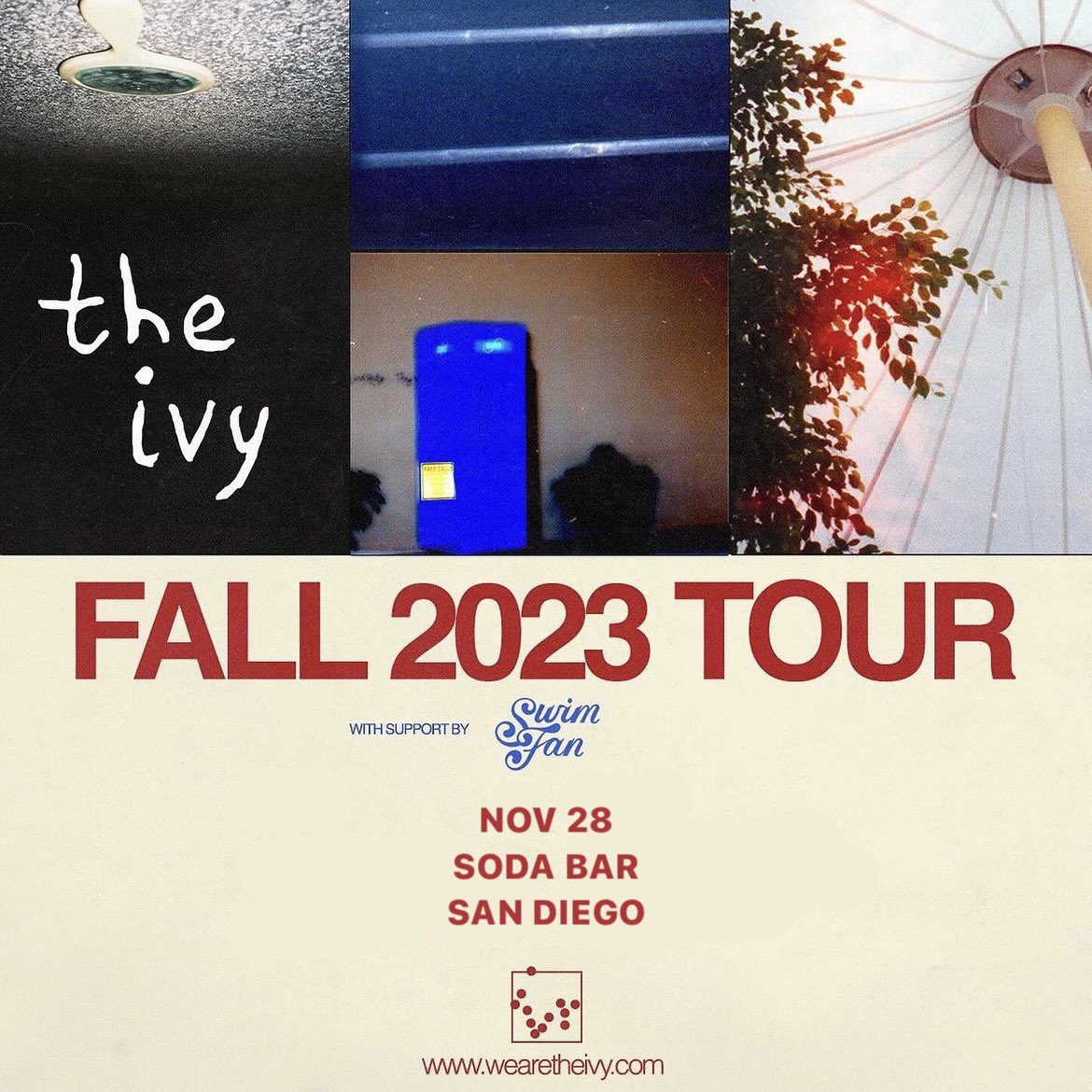 MON 11/27 @ Soda Bar – @weareTheIvy w/ @SwimFanband • 🎟: link.dice.fm/N475a3c77069