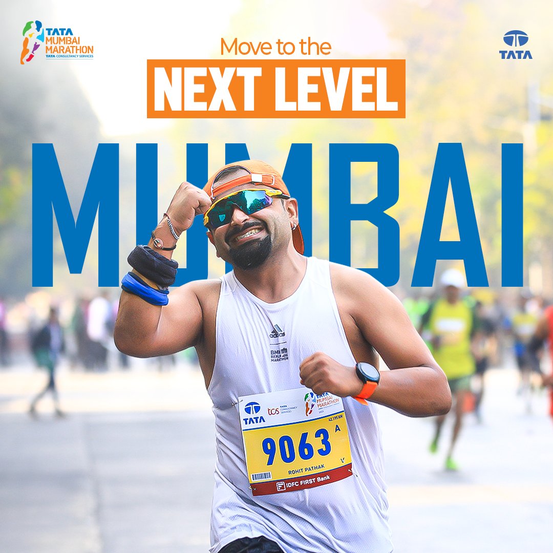 TataMumMarathon's tweet photo. Step up to become a pro 🔥

Come run the Marathon at #TMM2024 with us 💪

Register now: https://t.co/yOrhiFqb9X

#HarDilMumbai https://t.co/zTqPs3j0Hw