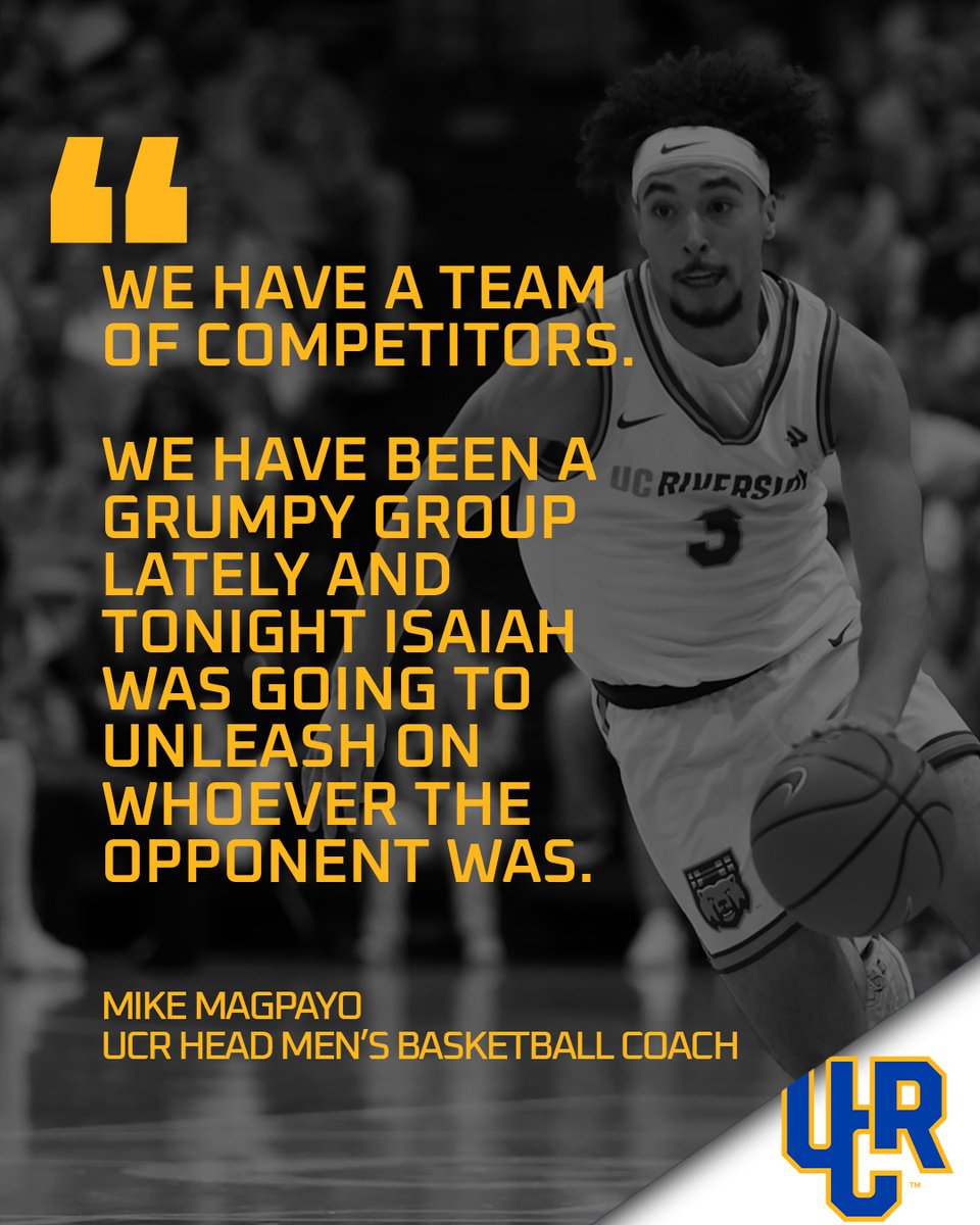 UCR Men's Basketball tweet media