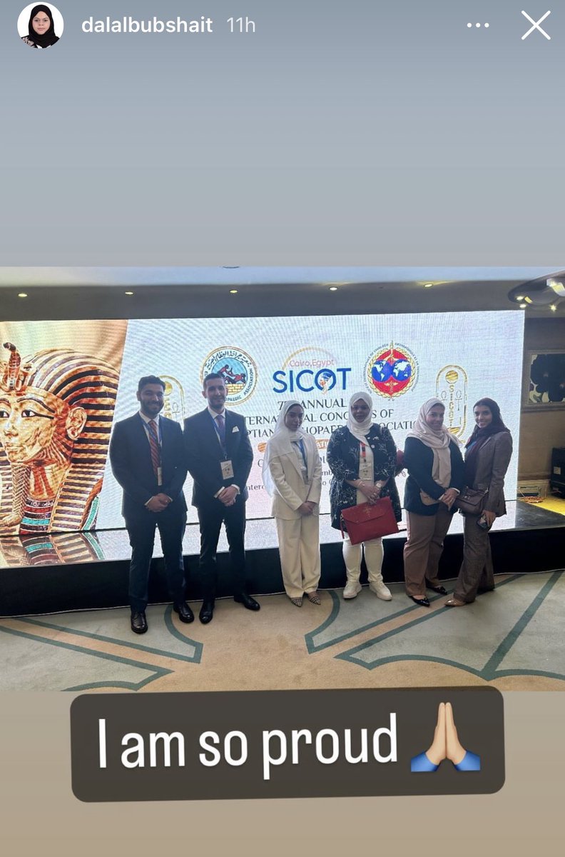Very thrilled and honored to present our papers at #SICOTCairo2023 Big thanks to our consultants and supervisors for supporting us to present internationally @saadalharaqi @mmm_zahrani My role model who is always there to support, thank you ❤️ @dalalortho