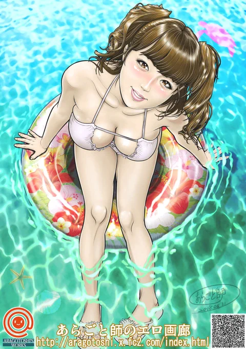 11/22が #いいツインテールの日 と聞いたものでうちの娘から厳選してみたヨ～ン・すく水ビキニの #稲場るか ちゃん・パツキン&スノボの #涼風ことの ちゃん・茶髪で浮き輪に乗る #篠崎愛 ちゃん・カールツインでメイドビキニの #椎葉みくる ちゃん 