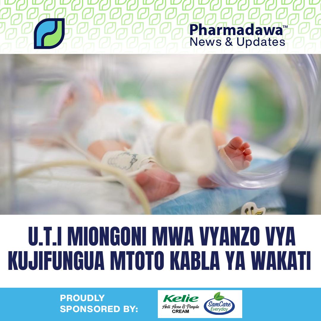 Magonjwa ya MALARIA na Mkojo (UTI) yametajwa kuwa chanzo cha watoto wanaozaliwa kabla ya wakati nchini.

Hayo yalisemwa mwishoni mwa wiki na Mkuu wa Idara ya Watoto wa Hospitali ya Rufaa ya Kanda ya Bugando, Dk Neema Kayange wakati wa.......Indelea 👇👇👇

#AfyaTamu
#MtuNiAfya