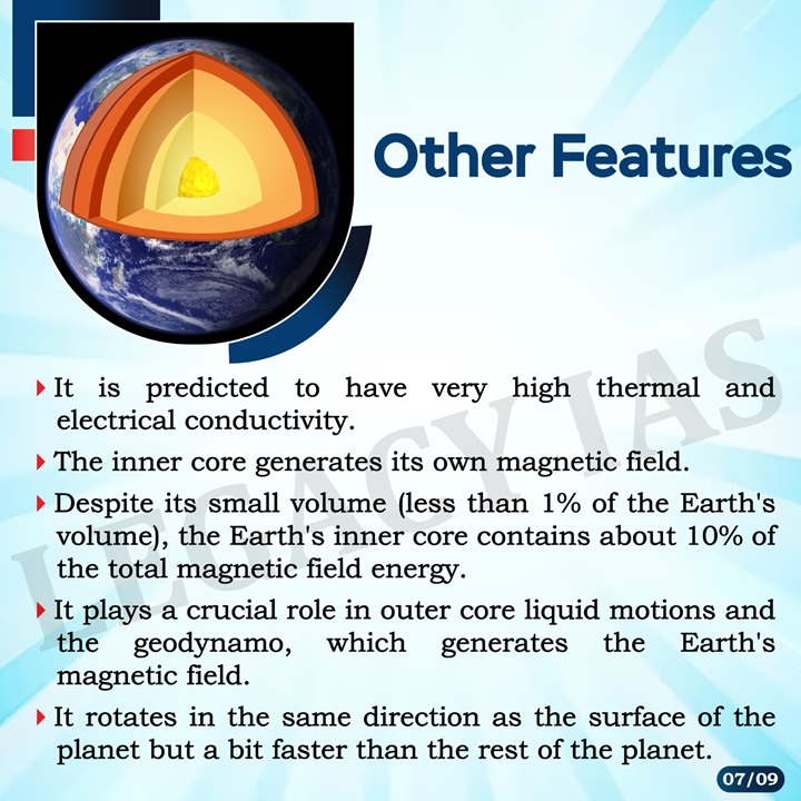 Legacy_ias's tweet image. About Earth Inner Core For UPSC Exam  (2/2)  !!!

#earth #innercore #earthstructure #earthdepth #earthradius #earthtemperature #earthlayer #earthmentle #UPSCExam #LegacyIAS