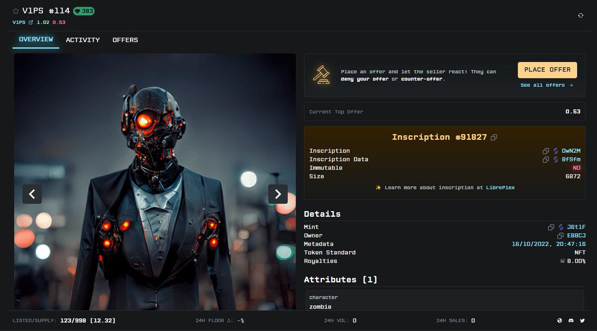 V1PS_NFTs's tweet image. V1PS on chain ♥ #Solscriptions #Sub100K 

Soon.