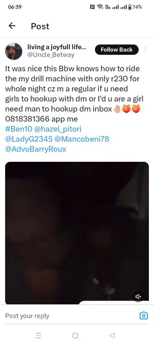 Mrng guys please am not on this video Nd I know nothing about it this guy just tagged me fela so if u<a href="/tag/stripchat"class="tags"><span>#stripchat</span></a><a href="/tag/stripchatlive"class="tags"><span>#stripchatlive</span></a>