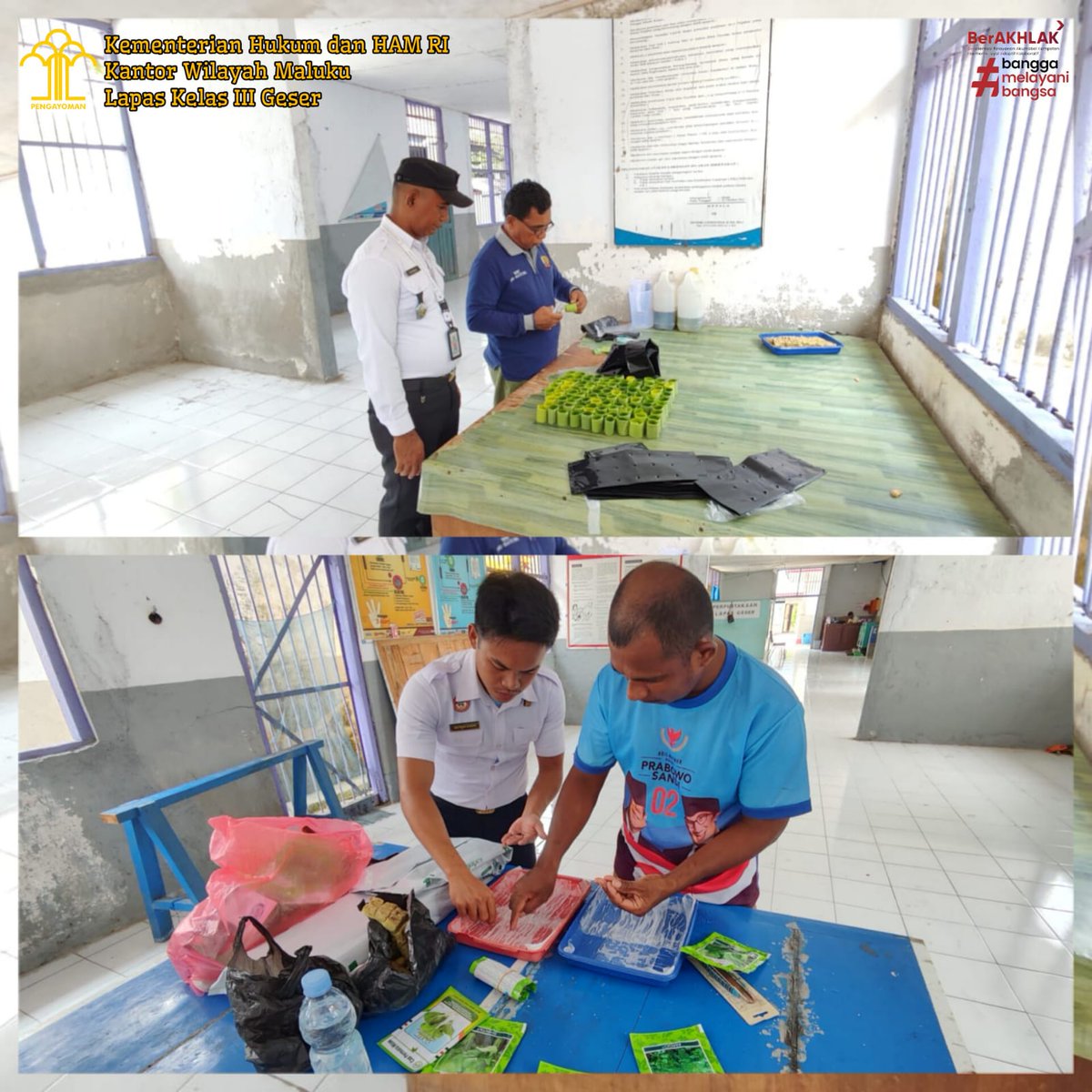 lapas3geser's tweet photo. ‘Maksimalksan Program Pembinaan, Ini Yang Dilakukan Lapas Geser’

Info Selengkapnya : 
https://t.co/cWr9TsExuU

#KemenkumhamRI
#KanwilKemenkumhamMaluku
#MarsidinSirergar
#KanwilMaluku
#KumhamManise
#DivisiPemasyarakatanMaluku
#Lapas3Geser https://t.co/rZdZqOyLav