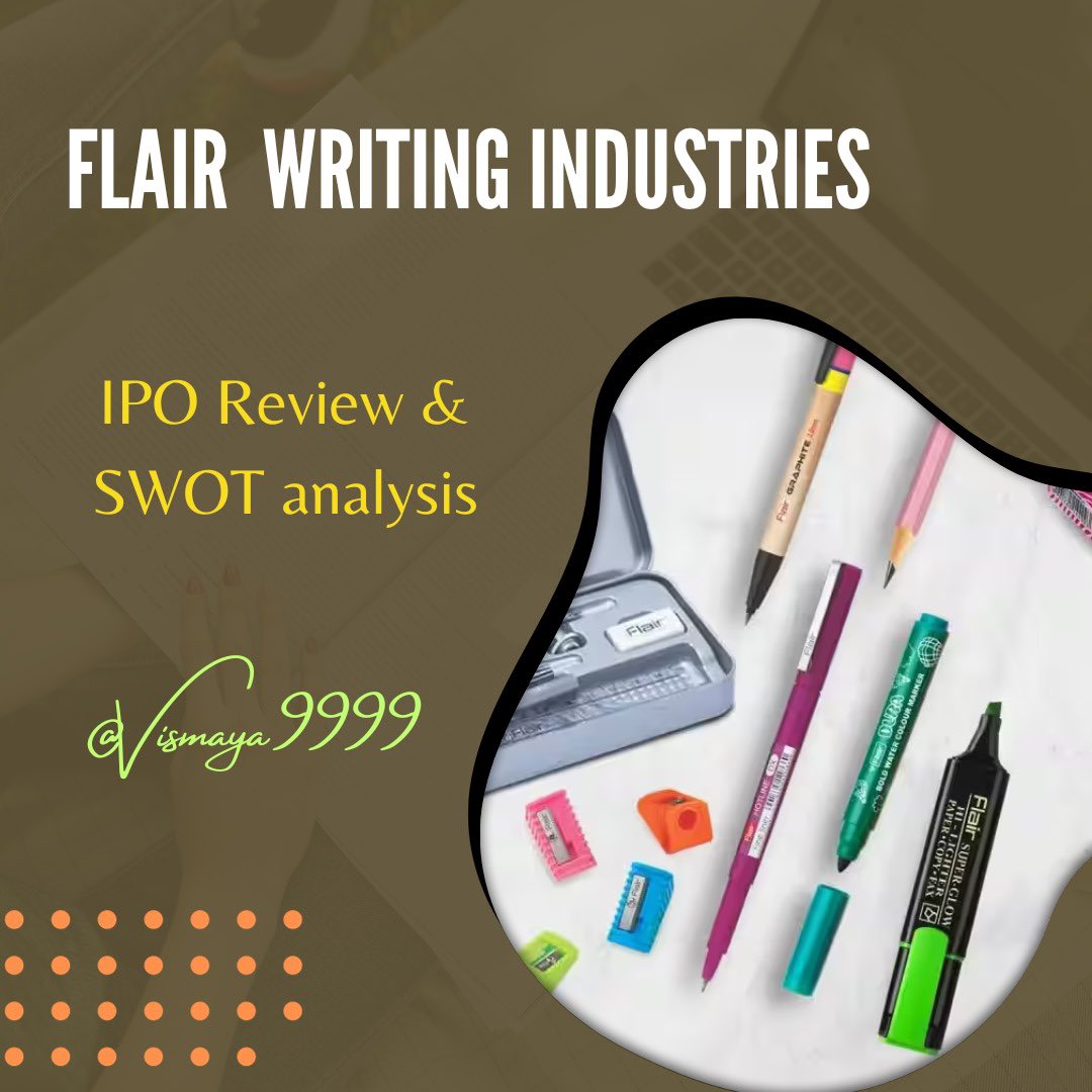 ️Flair Writing Industries IPO Review 🤝Collaboration Jagadeesh0203
