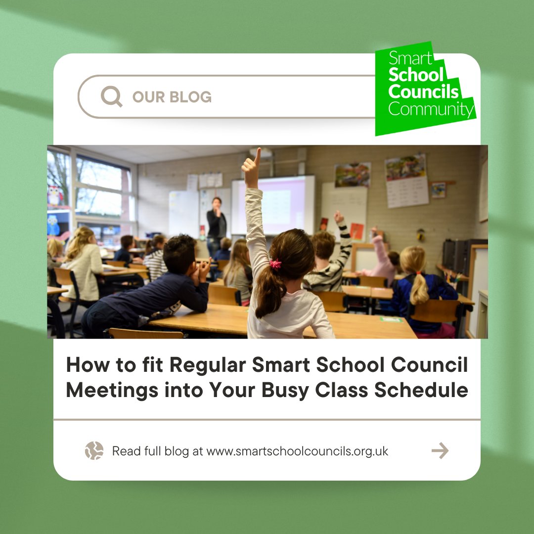 SSCCTY's tweet image. Short, Sweet, &amp;amp; Student-Led! 🙌

Discover how to fit Smart School Council meetings into your busy schedule without the fuss. It&apos;s all about efficiency and empowering your students!

👉 ow.ly/MIXM50Qaa5Y

#SmartSchoolCouncils #EfficientTeaching #StudentLed