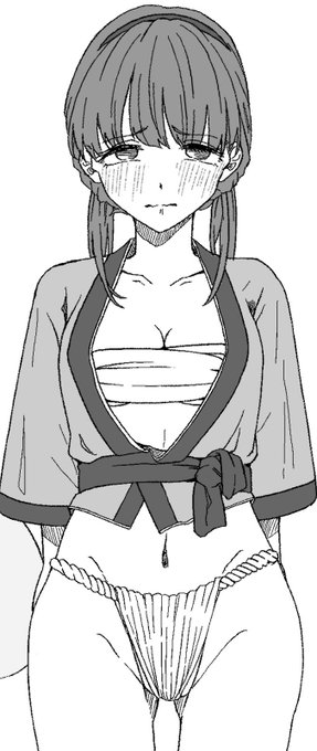 そしてこれは以前描いた怪しい祭りに参加することになった二つ結びのまゆ 