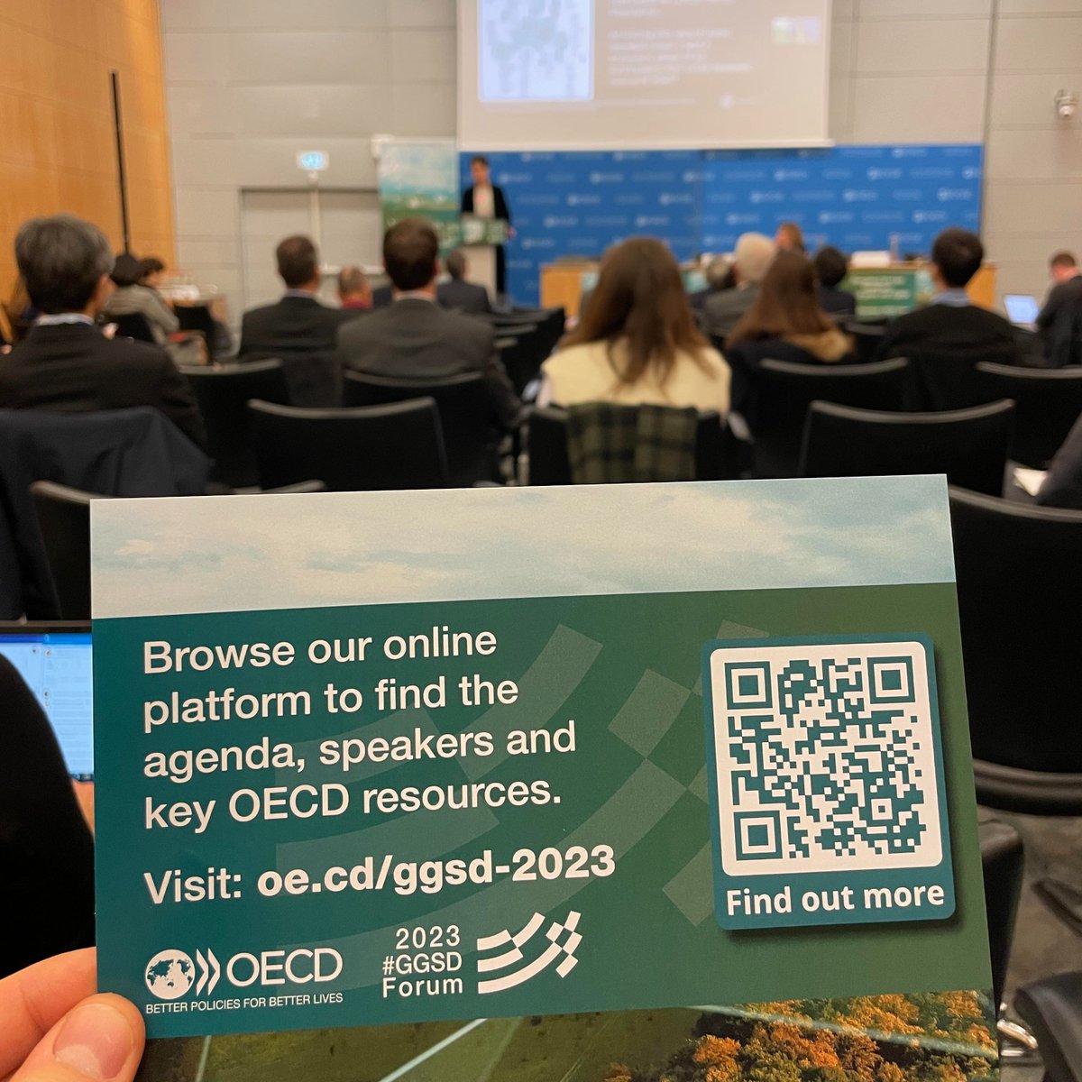 The @OECD Green Growth and Sustainable Development Forum is live 🌱 Join engaging discussions with world-leading experts on how the #digital & green transitions could help build greener & fairer societies. 👉oe.cd/ggsd-2023 #GGSD