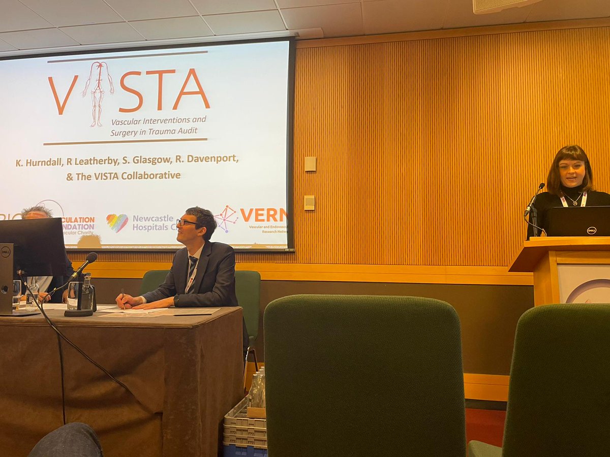 Great to see the results of the <a href="/2022Vista/">VISTA Study</a> study being presented by <a href="/KHurndall93/">Katherine Hurndall</a> at the #VSASM23 in Dublin this morning 😊
