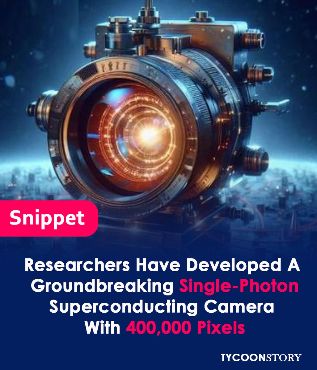 A Superconducting Camera With 400,000 Pixels Has Been Created By Researchers.
#SuperconductingCamera #QuantumImaging  #PixelTechnology #Superconductors #CameraInnovation #TechBreakthrough #ImagingTechnology #ResearchInnovation  #technology #pictures #development #pixel