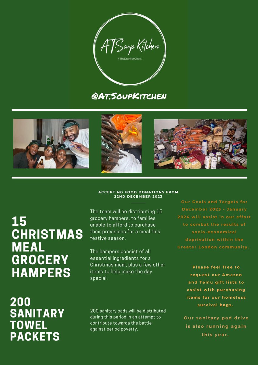 This is about to be the biggest year yet for our Soup Kitchen!!

Please help share/repost if you can. 🫶🏾

@/At.SoupKitchen