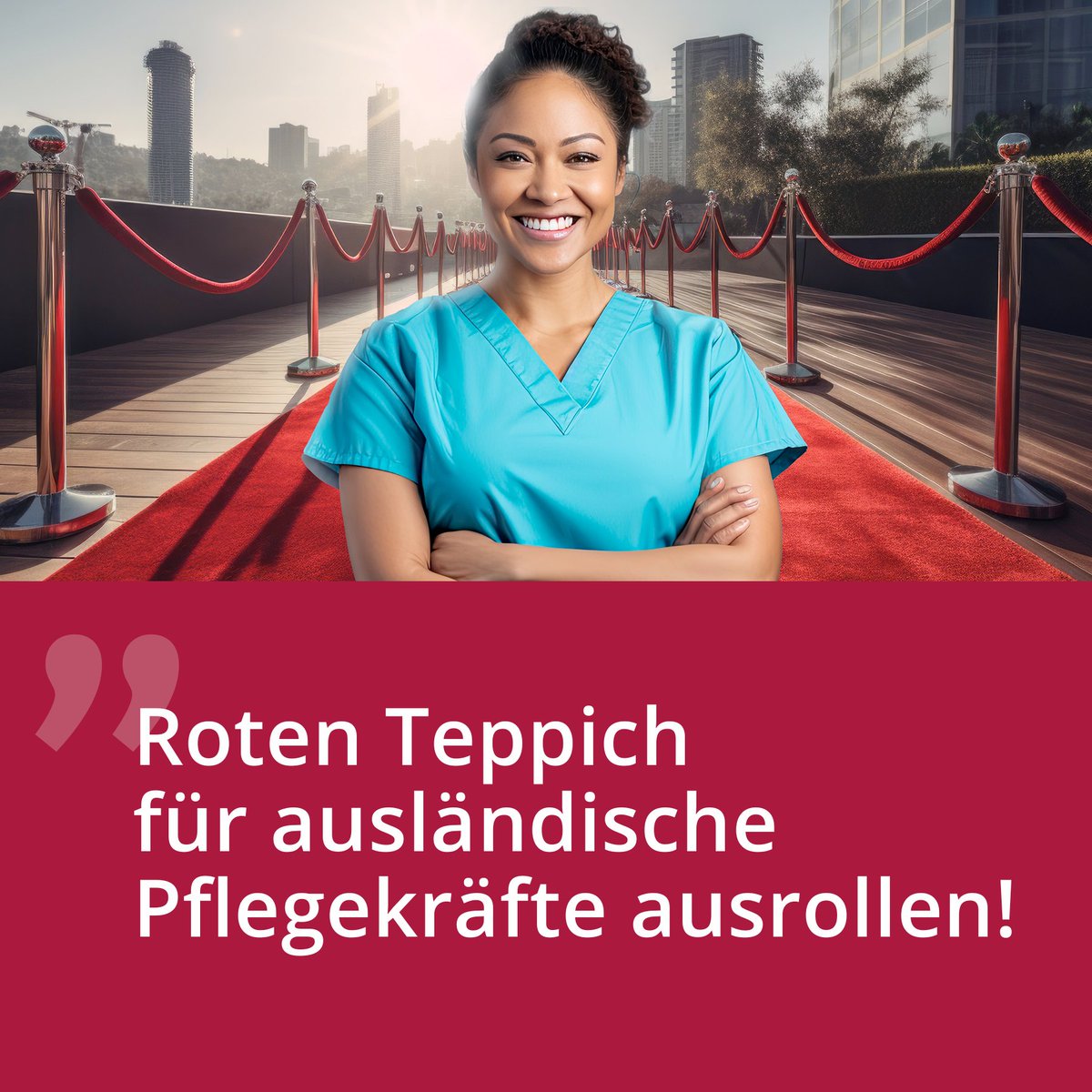 Das #Pflegestudiumstärkungsgesetz bringt minimale Verbesserungen bei der #Einwanderung von #Pflege|fachpersonen. Das wird nicht reichen, die Konkurrenz im Ausland schläft nicht. 

🇩🇪 muss den roten Teppich ausrollen, damit qualifizierte Pflege|#fachkräfte kommen!

#Altenpflege
