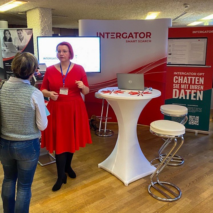 intergator's tweet photo. Wir präsentieren auf den WiMa Tagen in Stuttgart INTERGATOR GPT. Besuchen Sie uns und erleben Sie, wie Sie mit Ihren Dokumenten und Daten im Unternehmen chatten können. #wissensmanagement #gpt #intergator #ki #chatgpt #ai https://t.co/XwAhlb9ajF