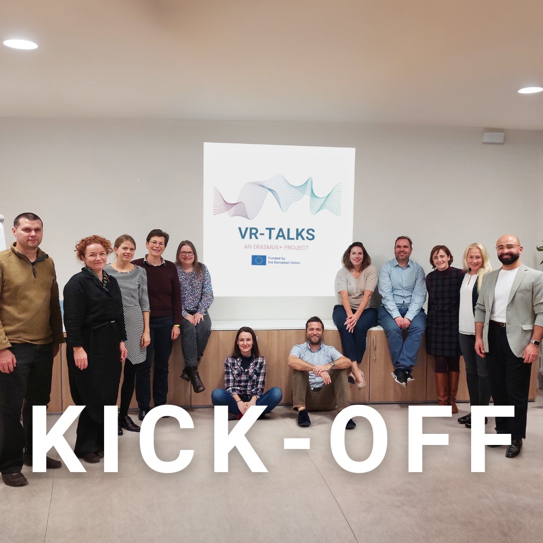 vr_talks's tweet photo. π VR-TALKS Consortium Kick-off in Munich! ππ€ Diving into goals, timelines, and partner roles. Beyond formalities, we fostered a collaborative spirit! Stay tuned for healthcare education innovation! #VRTalks #ConsortiumKickoff #MunichMeeting ππ https://t.co/0MfqN2ZNHA
